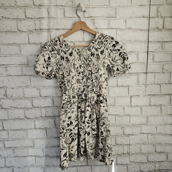 JESSICA SIMPSON Linen Floral Dress - Picture 2 of 8